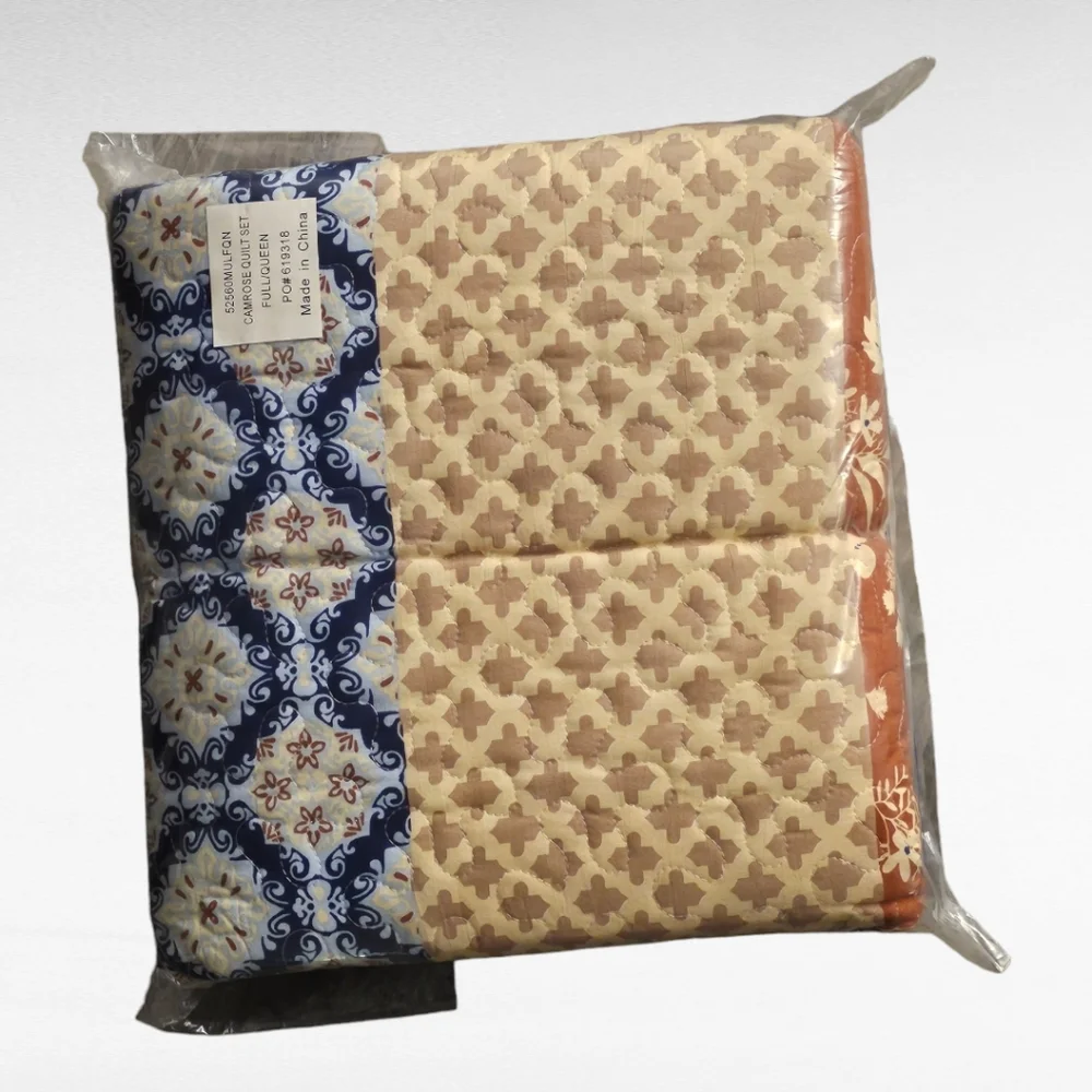 Camrose Multipatterned Quilt Set Full/Queen